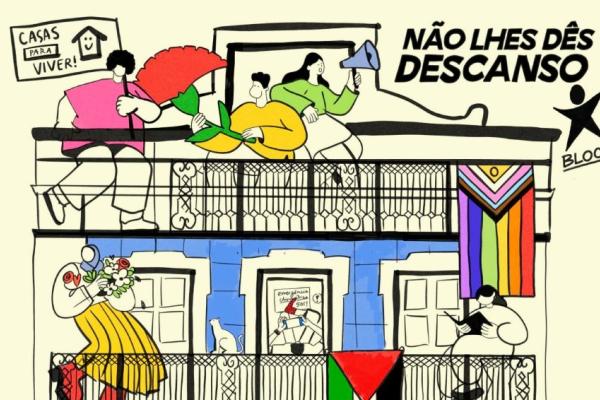 Legislativas 2024: Panfleto dos Jovens do Bloco