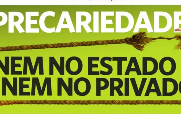 Folheto do Bloco sobre precariedade