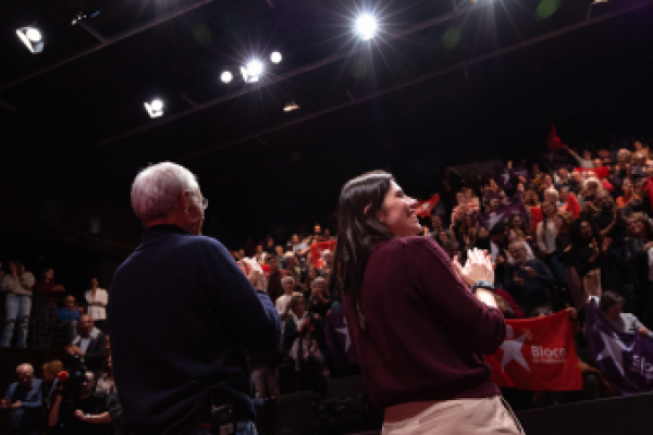 Mariana e Louçã em comício para “juntar, juntar, juntar” contra a direita